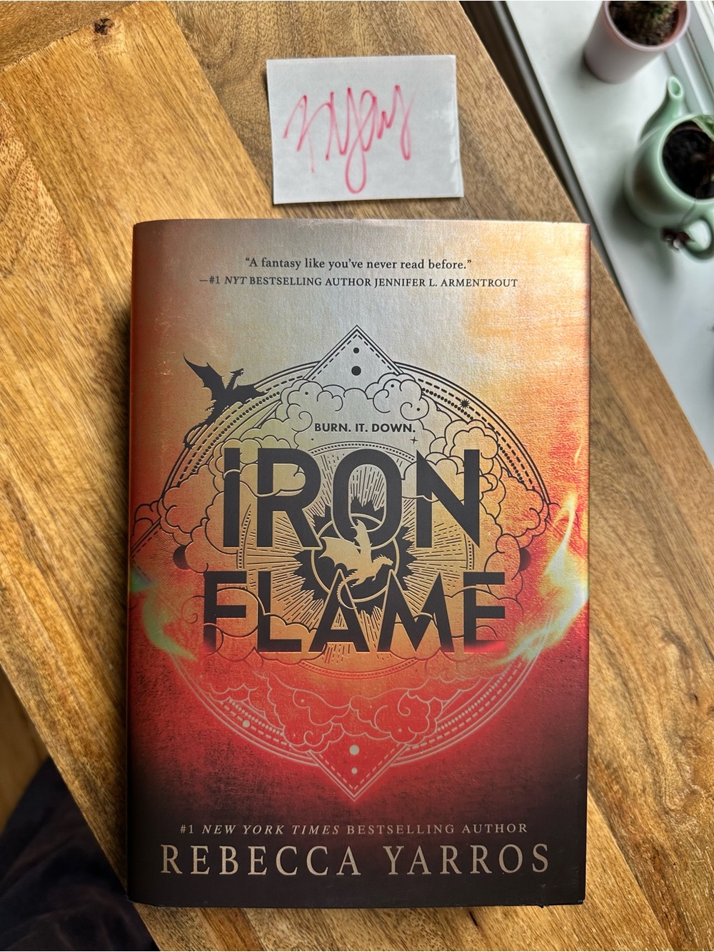Iron Flame First Edition + Signed Bookplate